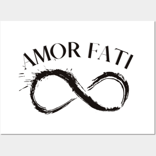 Amor Fati - Black Posters and Art